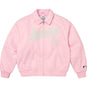 Supreme Supreme®/Chicago White Sox™ Leather Varsity Jacket Pink