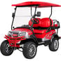 Supreme Supreme®/Club Car® 4-Passenger Onward® Lifted Golf Car Red