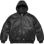 Supreme Supreme®/Dickies® Hooded Leather Work Jacket Black