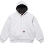 Supreme Supreme®/Dickies® Quilted Lined Zip Up Hooded Sweatshirt Ash Grey