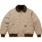 Supreme Supreme®/Dickies® Reversible Quilted Faux Fur Work Jacket Tan