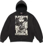 Supreme Supreme®/HYSTERIC GLAMOUR Thermal Lined Zip Up Hooded Sweatshirt Black
