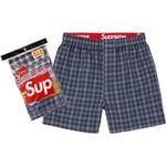 Supreme restock - Supreme®/Hanes® Plaid Boxers (4 Pack)