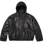 Supreme Supreme®/Marithé + François Girbaud Hooded Leather Flight Bomber Jacket Black