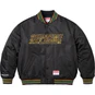Supreme Supreme®/Mitchell & Ness® Camo Logo Varsity Jacket Black