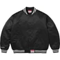 Supreme Supreme®/Mitchell & Ness Satin Varsity Jacket Black