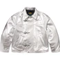 Supreme Supreme®/Schott® Leather Clip Jacket Silver