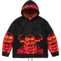 Supreme Supreme/Toy Machine Zip Up Hooded Sweater Black