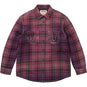 Supreme Supreme®/True Religion® Quilted Lined Plaid Flannel Shirt Purple