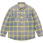 Supreme Supreme®/True Religion® Quilted Lined Plaid Flannel Shirt Yellow