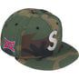 Supreme Swarovski® S Logo New Era® Woodland Camo