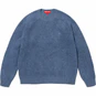 Supreme Terry Small Box Sweater Blue