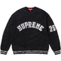 Supreme Textured Arc Sweater Black