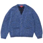 Supreme Textured Knotted Cardigan Blue