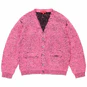 Supreme Textured Knotted Cardigan Pink