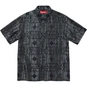 Supreme Tray Jacquard S/S Shirt Black