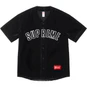Supreme Velvet Baseball Jersey Black