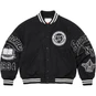 Supreme Veritas Varsity Jacket Black