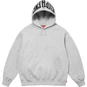 Supreme Warm Up Hooded Sweatshirt Heather Grey