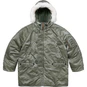Supreme Washed Flight Satin N-3B Parka Olive