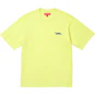 Supreme Washed Tag S/S Top Bright Yellow