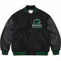 Supreme Wave Varsity Jacket Black