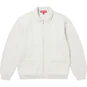 Supreme Woven Leather Zip Up Cardigan White