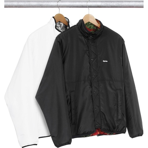 Roses Sherpa Fleece Reversible Jacket - Supreme