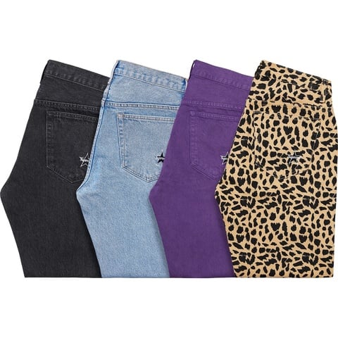 Supreme Washed Regular Jean - $148.00