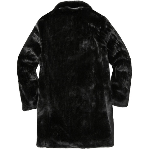 Supreme Faux Fur Double-Breasted Coat - Colorway