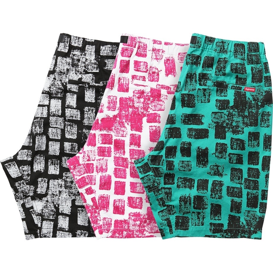 Supreme Block Print Belted Short (spring/summer 2014)