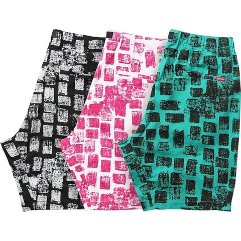 パンツ SUPREME14ss BLOCK PRINT BELTED SHORTS Block Print Belted Short - spring/summer 2014 - Supreme