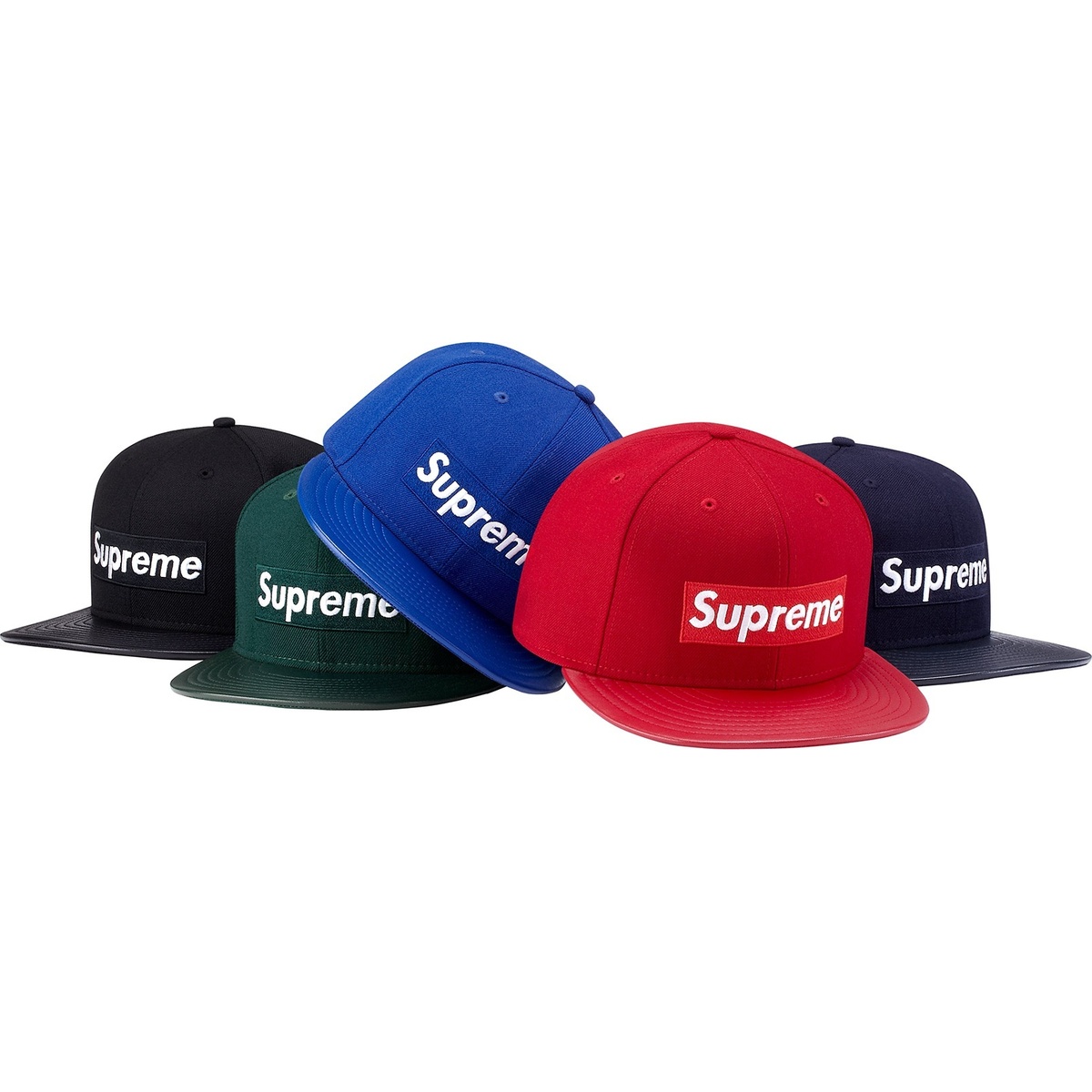帽子 Supreme Leather Visor 6-Panel Leather Visor 6-Panel - spring/summer 2021 - Supreme