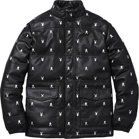 Supreme Supreme/Playboy© Leather Puffy Jacket - Colorway