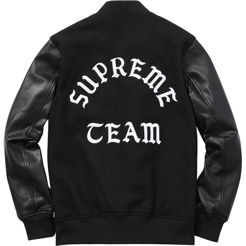 ジャケット・アウター Supreme Wool Varsity Crew Jacket 2015 Wool Varsity Crew Jacket - fall/winter 2015 - Supreme