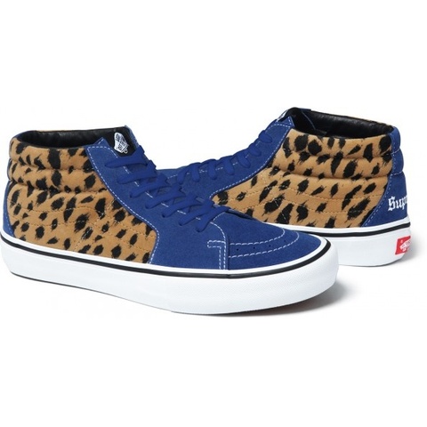 Supreme Vans Velvet Leopard SK8 Mid - Colorway