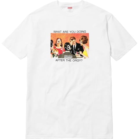 Supreme Orgy Tee - $44.00