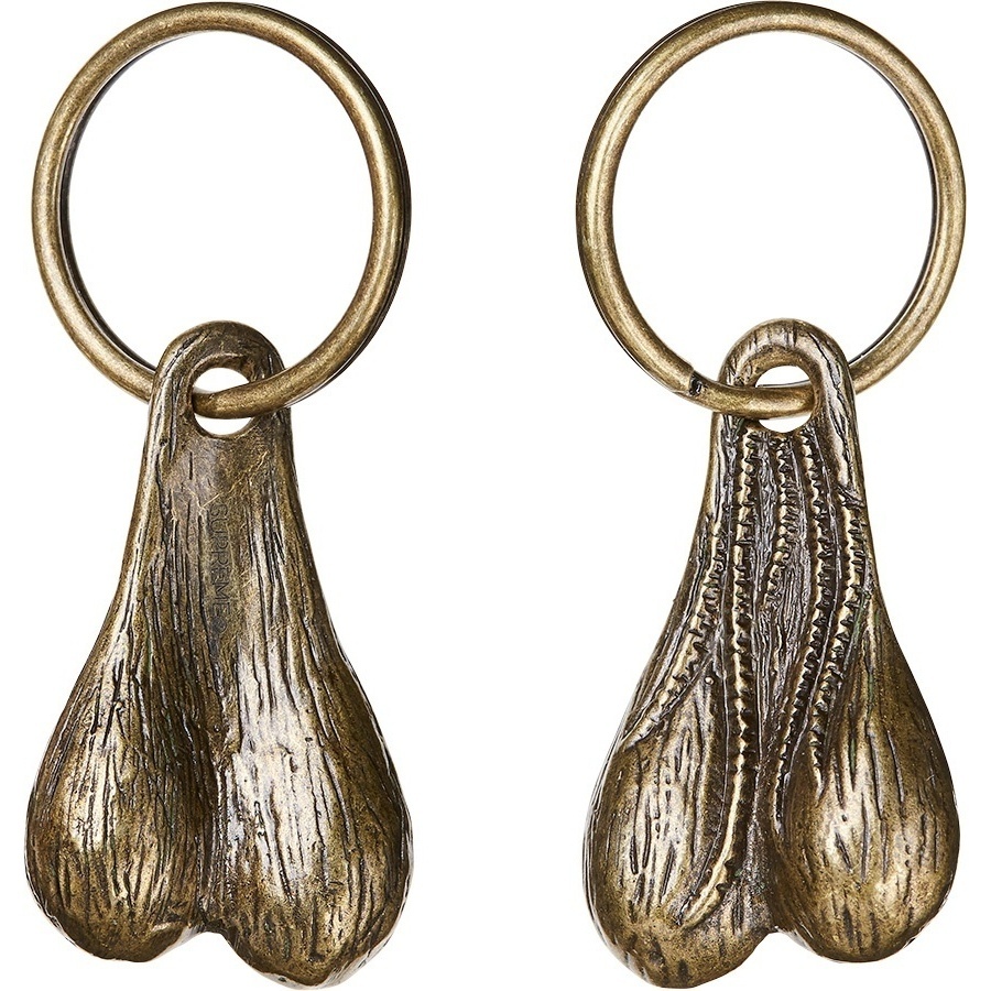 Supreme Brass Balls Keychain (spring/summer 2016)