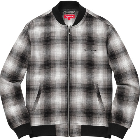 Shadow Plaid Bomber - spring/summer 2016 - Supreme Shadow Plaid Bomber - spring/summer 2016 - Supreme
