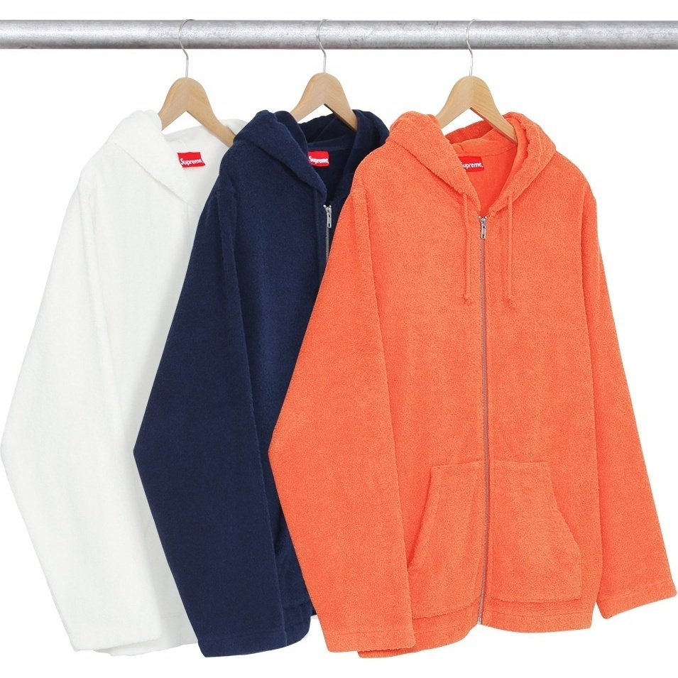 Supreme Terry Zip Up Sweat (spring/summer 2016)