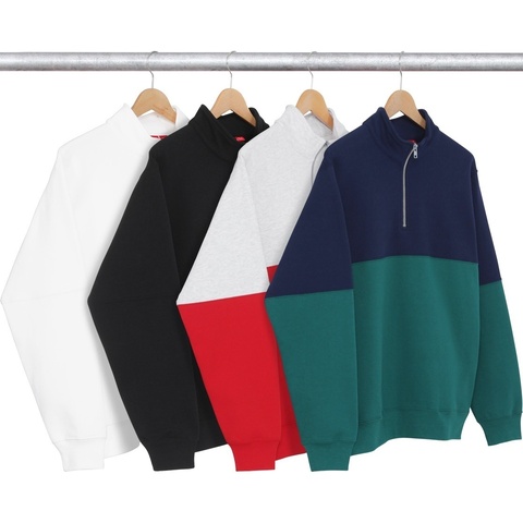 Supreme 2-Tone 3M® Reflective Half Zip Sweat