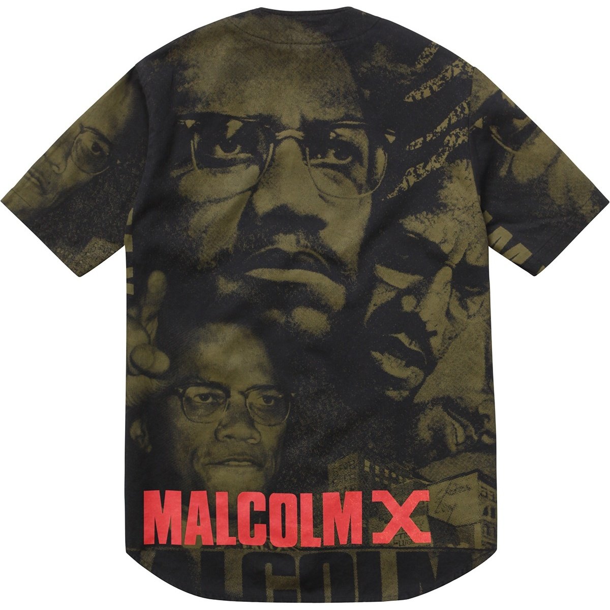 Supreme Malcolm X™ Baseball Jersey (SS15)
