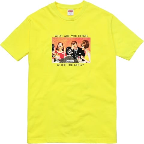 Orgy Tee - spring/summer 2017 - Supreme