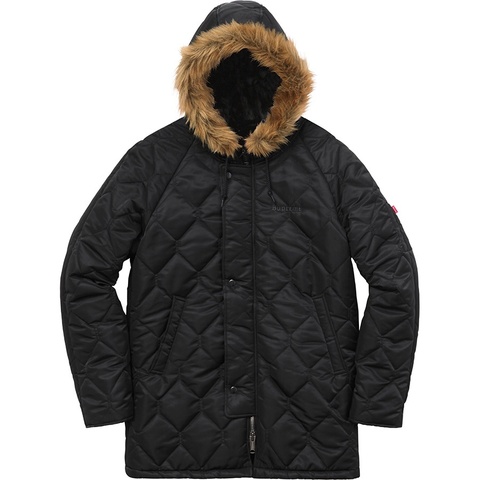 Supreme Quilted Flight Satin Parka