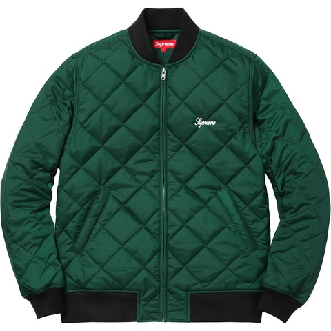 Supreme Sequin Patch Quilted Bomber - Colorway