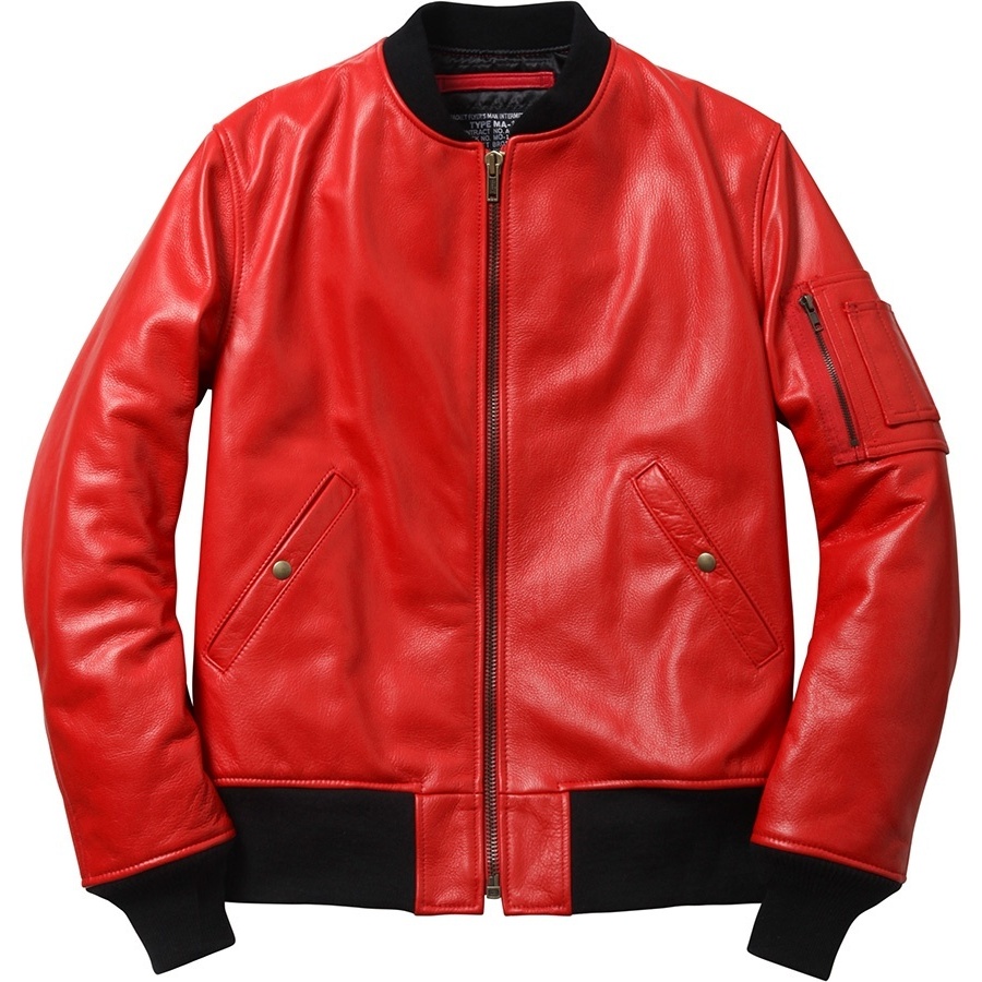 Supreme/Schott® Leather MA-1 - SupremeCommunity