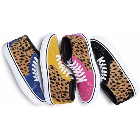 Supreme Vans Velvet Leopard SK8 Mid - $110.00