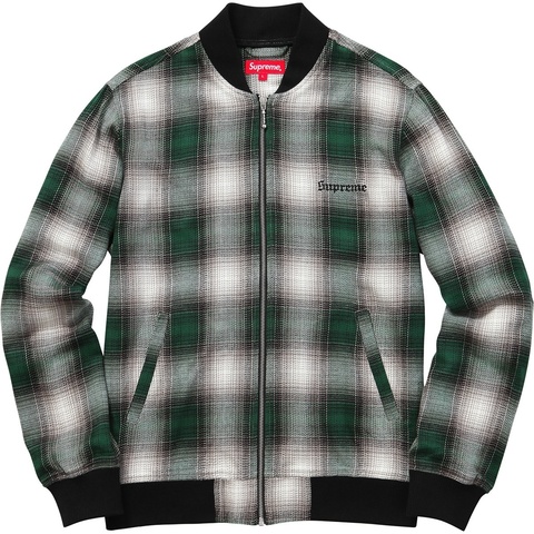 Supreme Shadow Plaid Bomber - Colorway