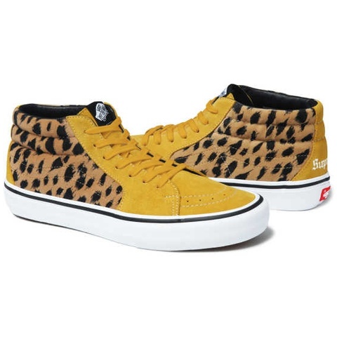 Supreme Vans Velvet Leopard SK8 Mid - Colorway