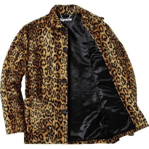 Supreme Leopard Faux Fur Coat - Colorway